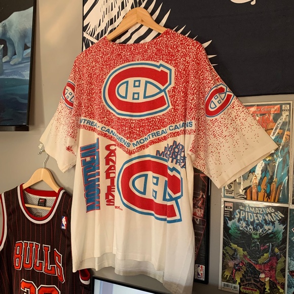 Vintage Montreal Canadians AOP T-shirt - Picture 2 of 6